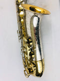 King Super 20 Silver Sonic Tenor Saxophone w/ Warranty Card & Black Roo Pads