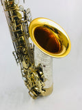 King Super 20 Silver Sonic Tenor Saxophone w/ Warranty Card & Black Roo Pads