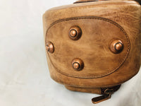 Reunion Blues Vintage Sand Brown Leather Alto Saxophone Case