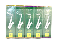 Vandoren Java Green Tenor Saxophone Reed Size #3 5x Box Bundle!