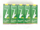 Vandoren Java Green Tenor Saxophone Reed Size #3 5x Box Bundle!