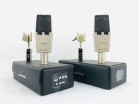 AKG C414 EB Pair 2x Vintage Microphone w/ C12 Brass Capsule!
