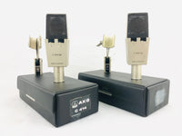 AKG C414 EB Pair 2x Vintage Microphone w/ C12 Brass Capsule!