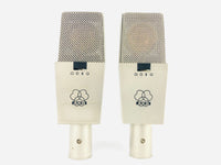 AKG C414 EB Pair 2x Vintage Microphone w/ C12 Brass Capsule!