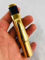 Beechler Gold Plated GP #9 Tenor Saxophone Mouthpiece w/Lig & Cap