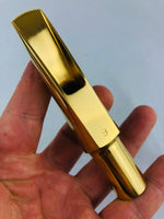 Beechler Gold Plated GP #9 Tenor Saxophone Mouthpiece w/Lig & Cap