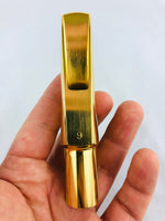Beechler Gold Plated GP #9 Tenor Saxophone Mouthpiece w/Lig & Cap