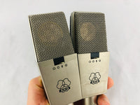 AKG C414 EB Pair 2x Vintage Microphone w/ C12 Brass Capsule!
