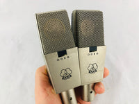 AKG C414 EB Pair 2x Vintage Microphone w/ C12 Brass Capsule!