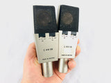 AKG C414 EB Pair 2x Vintage Microphone w/ C12 Brass Capsule!