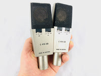 AKG C414 EB Pair 2x Vintage Microphone w/ C12 Brass Capsule!