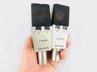 AKG C414 EB Pair 2x Vintage Microphone w/ C12 Brass Capsule!