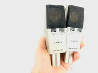 AKG C414 EB Pair 2x Vintage Microphone w/ C12 Brass Capsule!