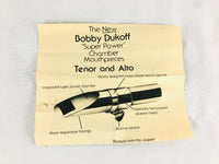 Dukoff Miami D8 Super Power Chamber 1973 Tenor Saxophone Mouthpiece