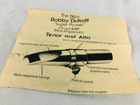 Dukoff Miami D8 Super Power Chamber 1973 Tenor Saxophone Mouthpiece