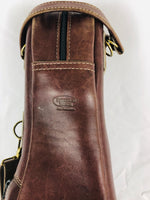 Reunion Blues Vintage Dark Brown Leather Alto Saxophone Case