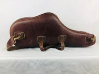 Reunion Blues Vintage Dark Brown Leather Alto Saxophone Case
