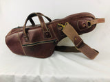 Reunion Blues Vintage Dark Brown Leather Alto Saxophone Case