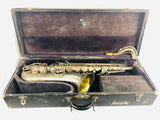 Conn Art Deco Transitional Chu Berry 10m 243xxx Silver Tenor Saxophone