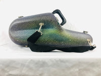 Walt Johnson Rare Custom Milky Way Galaxy Alto Saxophone Case Fits Selmer Mark VI