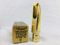 Otto Link #7 Early Babbitt EB Super Tone Master Tenor Saxophone Mouthpiece w/ Box & Ligature