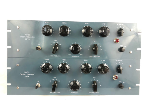 Pultec EQP-1A 2x Pair of Tube EQ Equalizers