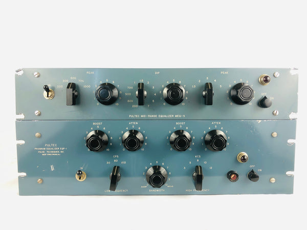 Pultec Vintage 1950s EQP-1 + MEQ-5 Holy Grail Equalizers