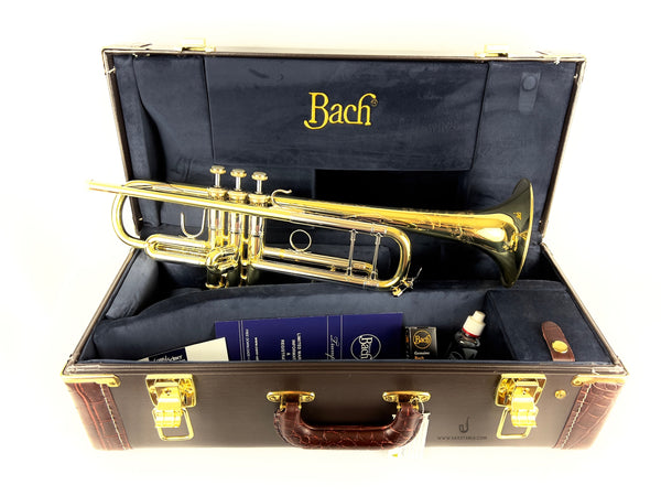 Bach Stradivarius 19043 50th Anniversary Gold Lacquer Trumpet READY TO SHIP!
