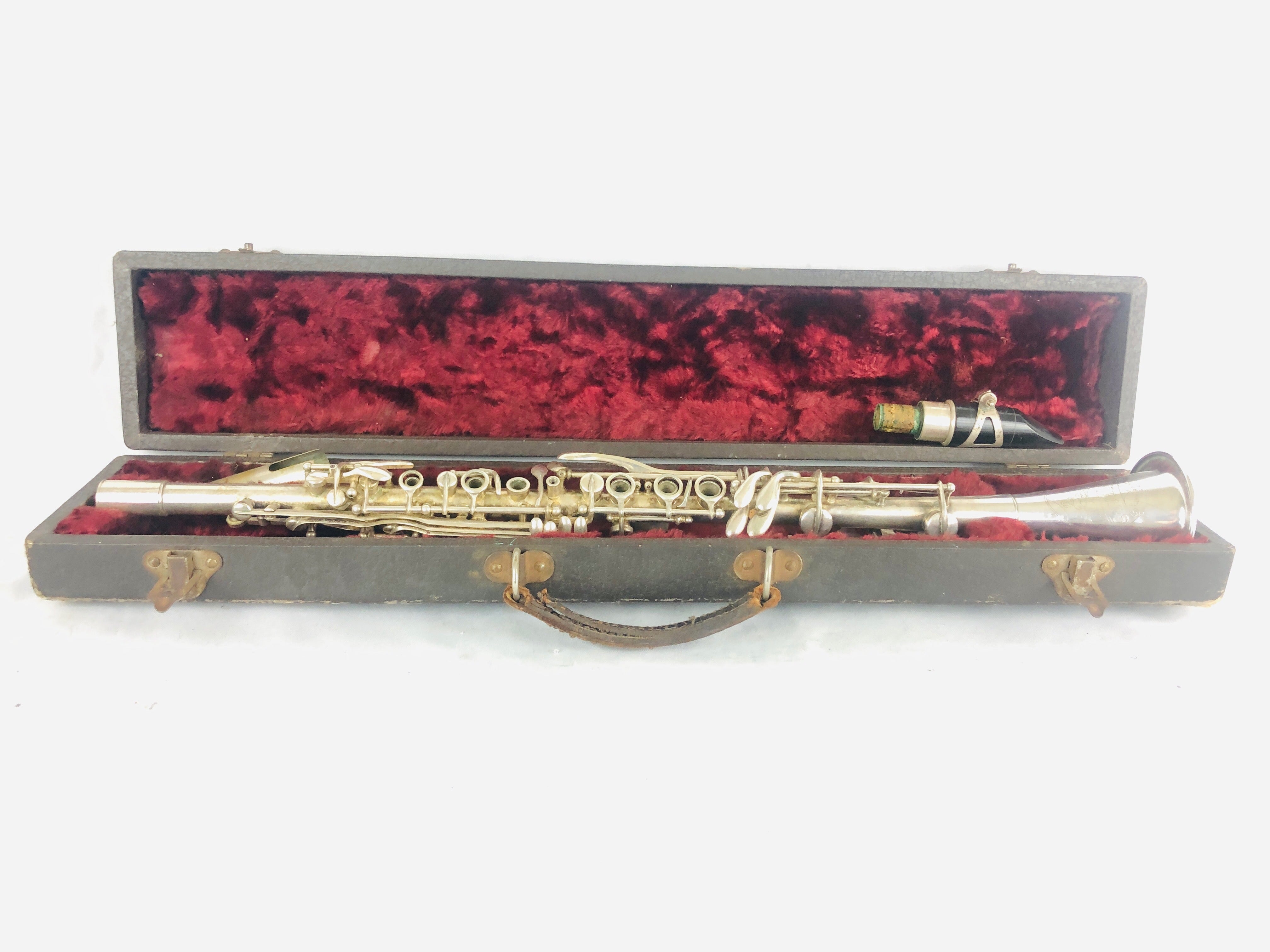 【ビンテージ品】キャバリエ　メタルクラリネット Cavalier Vintage Metal Clarinet – Sax Stable