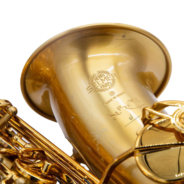 Selmer Paris Supreme 92M Brushed Matte Lacquer Alto Saxophone BRAND NEW!