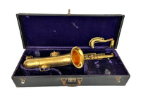 Conn Gold Plated New Wonder II Transitional Tenor Saxophone Art Deco Sun Goddess