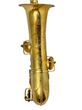 Conn Gold Plated New Wonder II Transitional Tenor Saxophone Art Deco Sun Goddess