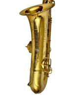 Conn Gold Plated New Wonder II Transitional Tenor Saxophone Art Deco Sun Goddess