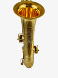 Conn Gold Plated New Wonder II Transitional Tenor Saxophone Art Deco Sun Goddess