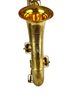 Conn Gold Plated New Wonder II Transitional Tenor Saxophone Art Deco Sun Goddess