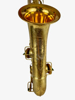 Conn Gold Plated New Wonder II Transitional Tenor Saxophone Art Deco Sun Goddess